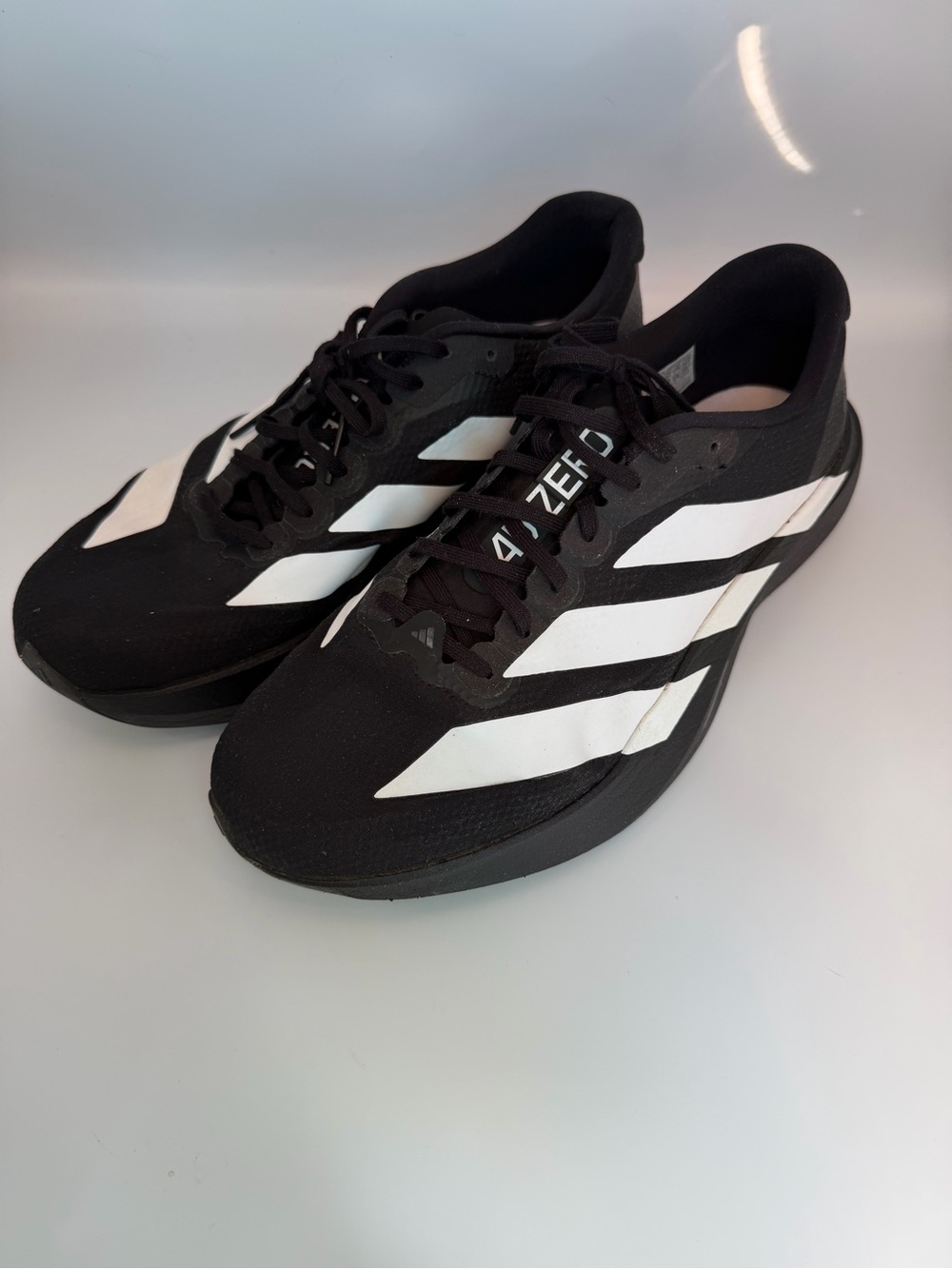 adidas Black and White Athletic Running Shoes